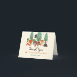 Pequeños amigos de Woodland Tarjeta de agradecimie<br><div class="desc">Colección coincidente en la tienda Little Bayleigh.</div>