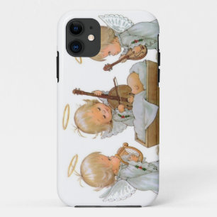 Pequeños ángeles bebés en el Funda Manger iPhone 5