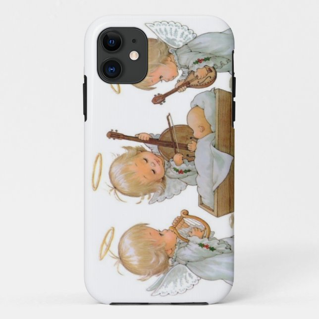 Pequeños ángeles bebés en el Funda Manger iPhone 5 (Reverso)