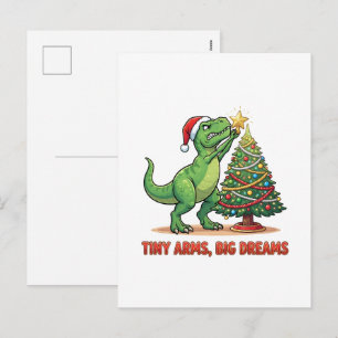 Pequeños brazos grandes sueños árbol de Navidad T-