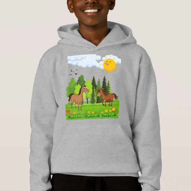 Pequeños caballos de diseño para niños (Anverso)