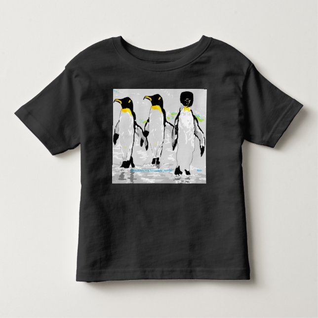 Pequeños camisetas - Pingüinos (Anverso)