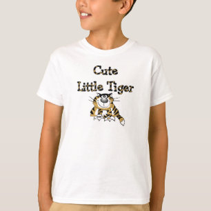 Pequeños camisetas y regalos lindos del tigre