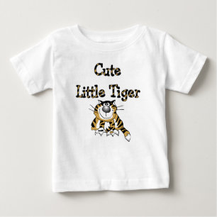 Pequeños camisetas y regalos lindos del tigre