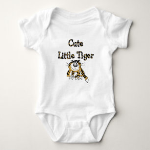 Pequeños camisetas y regalos lindos del tigre