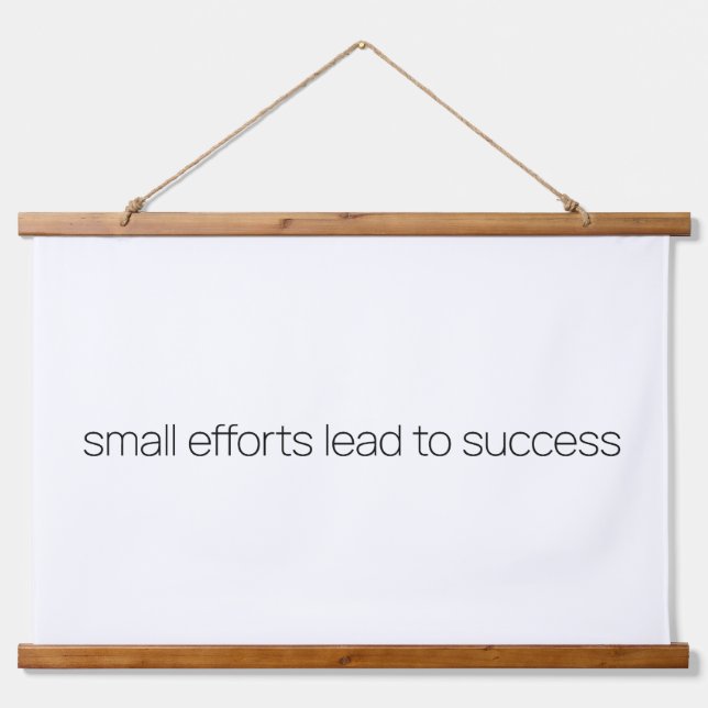 Pequeños Esfuerzos Madera Topada Tapiz de Muros (Anverso )