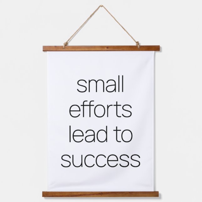 Pequeños Esfuerzos Madera Topada Tapiz de Muros (Anverso)