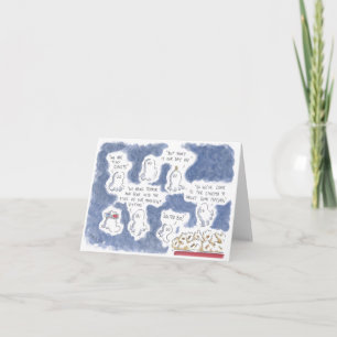 Pequeños Fantasmas Vayan A La Tarjeta De Saludos D