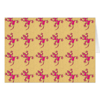 Pequeños Geckos rosados