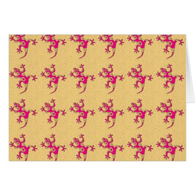 Pequeños Geckos rosados (Anverso (Horizontal))
