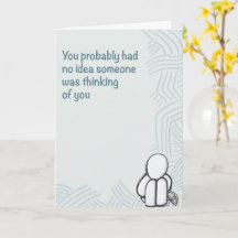 Pequeños gestos pensando en ti tarjeta 5 x7