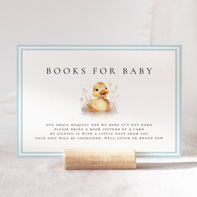 Pequeños libros de Baby Shower de pato para bebé (Subido por el creador)