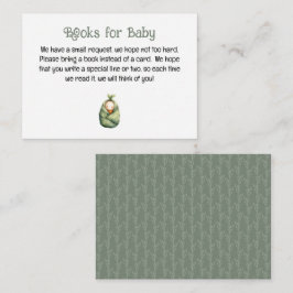 Pequeños libros de brotes para tarjeta horizontal 