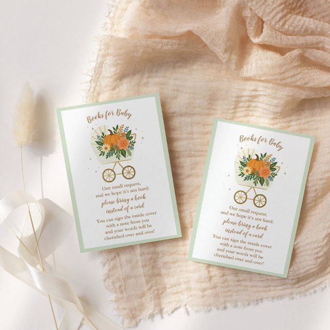 Pequeños libros de calabaza para bebé, tarjeta de  (Subido por el creador)