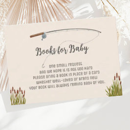 Pequeños libros de pescadores para tarjeta de soli