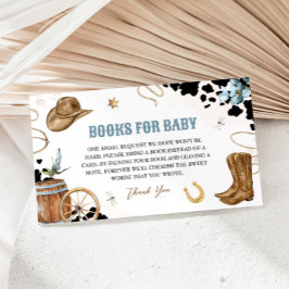 Pequeños Libros De Vaqueros Para Tarjeta De Alojam