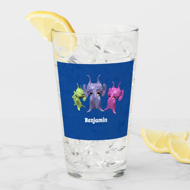 Pequeños martianos, personalizados para los niños. (Anverso (hielo))