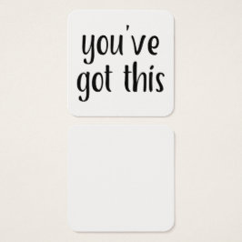 Pequeños mensajes de tipografía "tienes esto"