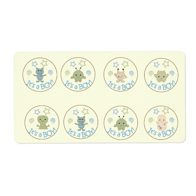 Pequeños monstruos buscando etiquetas favoritas pa (Frente)