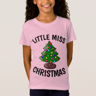 PEQUEÑOS NAVIDADES MISS Camisetas de Chicas divert