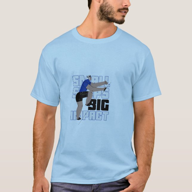 PEQUEÑOS PASOS: Camiseta de gran impacto (Anverso)