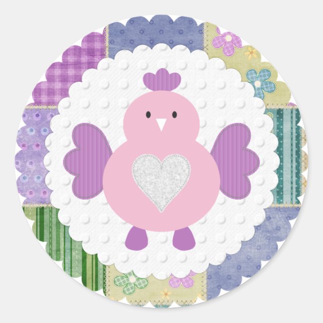 Pequeños Pegatinas de Birdie (Anverso)