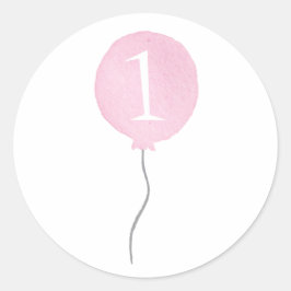 Pequeños Pegatinas de número de cumpleaños de glob