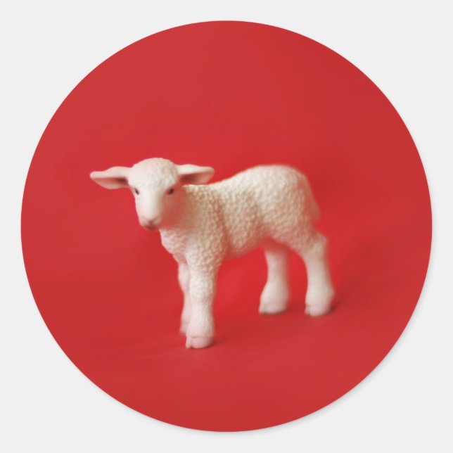 Pequeños pegatinas del cordero (Anverso)