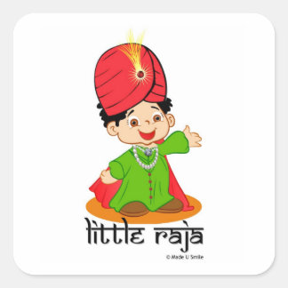Pequeños pegatinas del Raja
