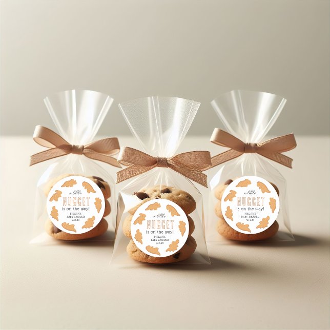 Pequeños Pegatinas favoritos de Baby Shower nugget (Subido por el creador)