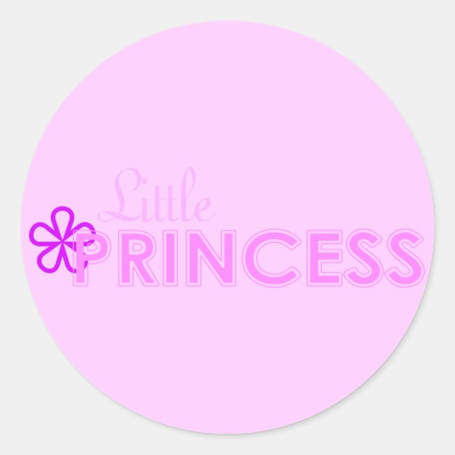 Pequeños Pegatinas Princesas (Anverso)