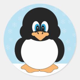 Pequeños Personalizados Pegatinas de pingüino