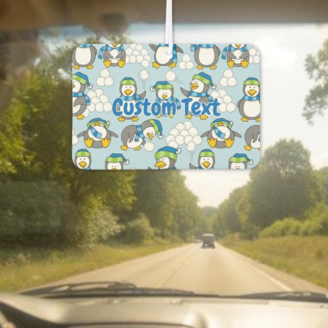 Pequeños pingüinos ambientador de coche de fondo (Subido por el creador)
