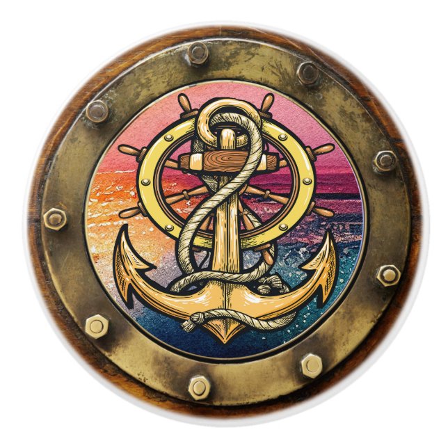 Pequeños pomos de cajón de agujeros de agujeros ná (Anverso)