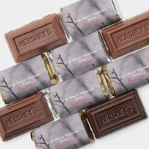 Pequeños regalos de parastas miniaturas de hershey