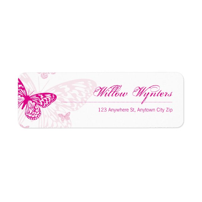 PEQUEÑOS SELLOS DE ETIQUETA :: mariposas 1 (Frente)