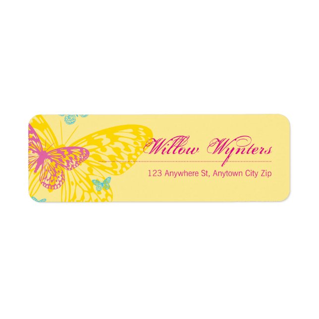 PEQUEÑOS SELLOS DE ETIQUETA :: mariposas 6 (Frente)