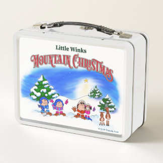 Pequeños Winks Mountain Navidades Lunch Box