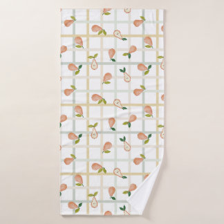 Peras picnic de verano cuadros gingham neutro