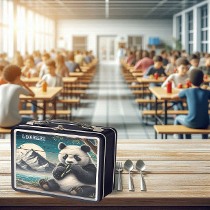 Perca con madera de Panda: Indulgencia de bambú