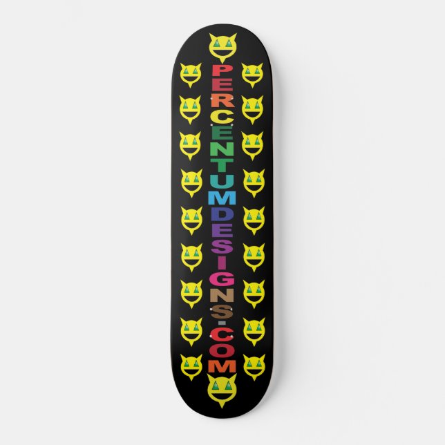 PERCENTUMDESIGNS.COM 2 Skateboard (Anverso)