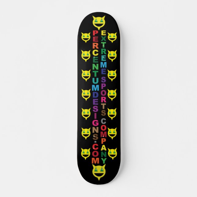PERCENTUMDESIGNS.COM Skateboard (Anverso )