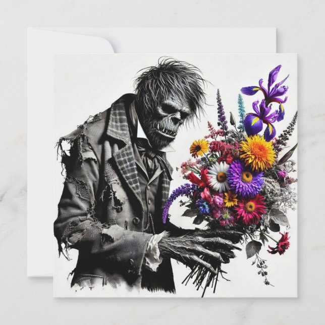 Percival Grimsley - Tarjeta de felicitación gótica (Anverso)