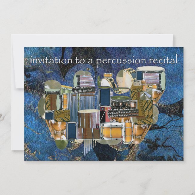 Percusión Invitación considerando (Anverso)