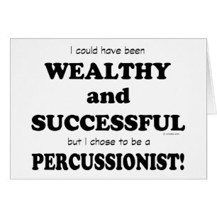 Percusionistas ricos y exitosos