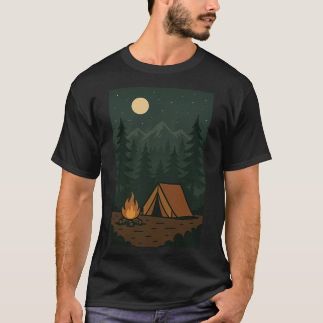 Perdámonos en el Bosque | Camiseta de Camping | An (Anverso)