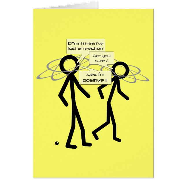 Perder un chiste electrónico - notelet/tarjeta en  (Frente)