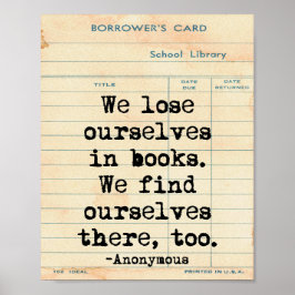 Perderse nosotros mismos en los libros citan arte 