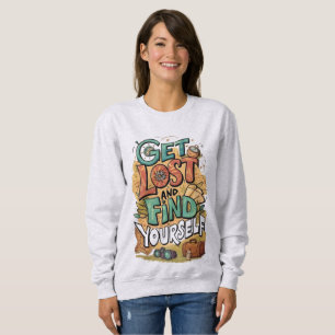 perderse y encontrar una sudadera