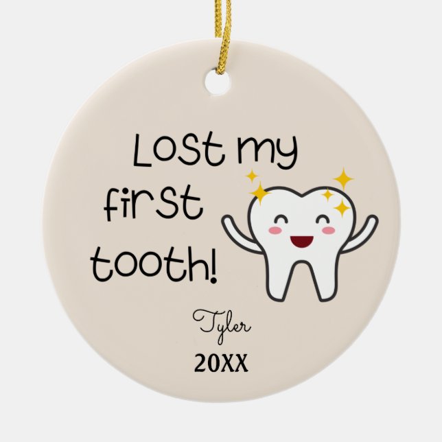 Perdí mi primer ornamento dental (Frente)